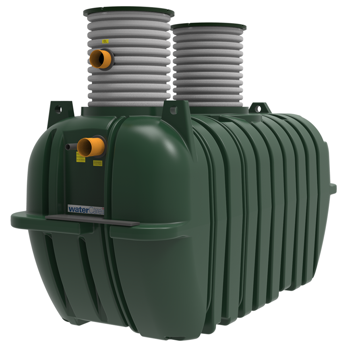 Regnvandsanlæg til have, 4300 liter