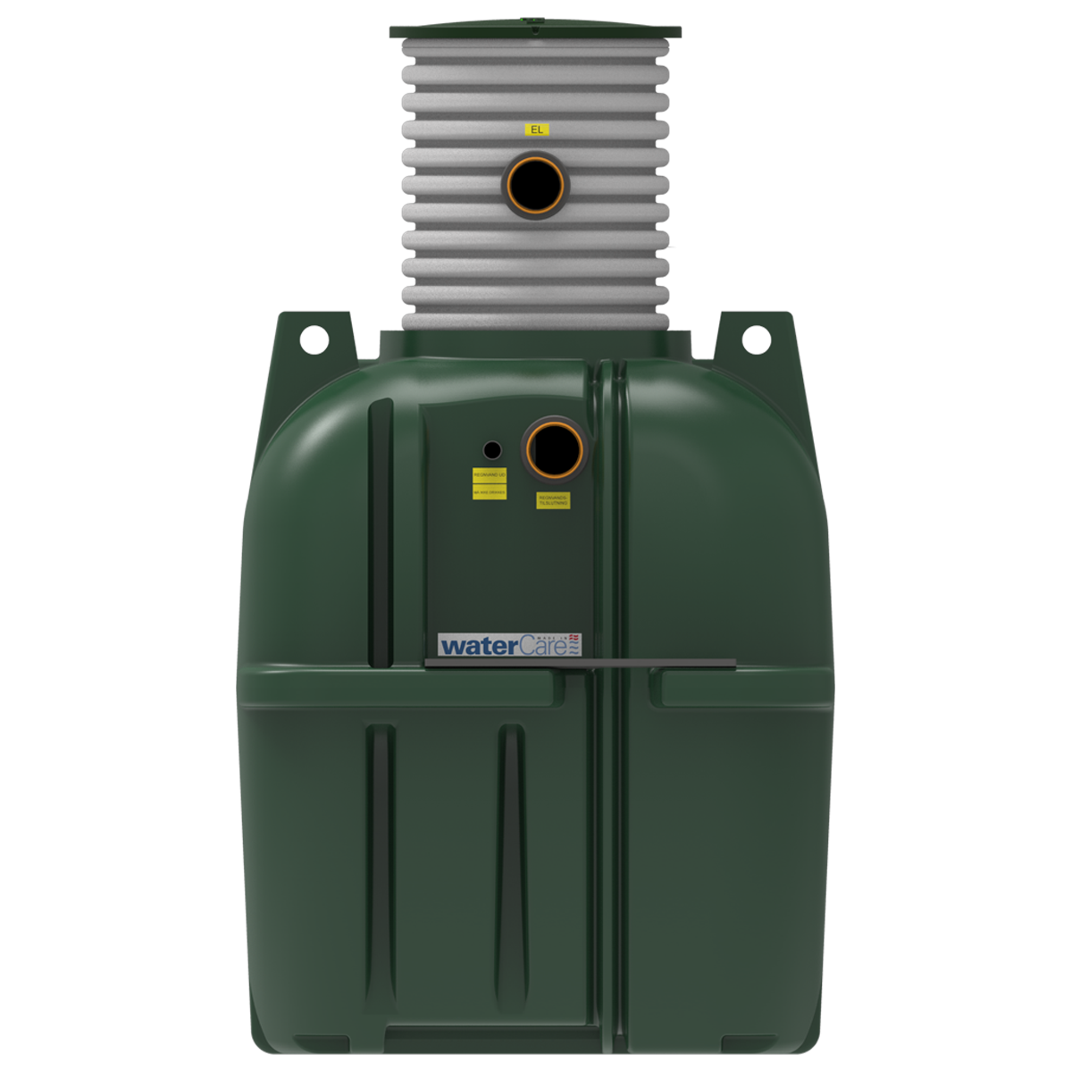 Regnvandsanlæg til hus og have med intern filter i tanken, 4300 liter